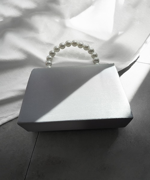 DRESS STAR（ドレス スター）の「パーティーバッグ パーティー バッグ スクエア 2way（クラッチバッグ・レディース・ブラック/シルバー/ベージュ・フリー）」の8枚目の写真