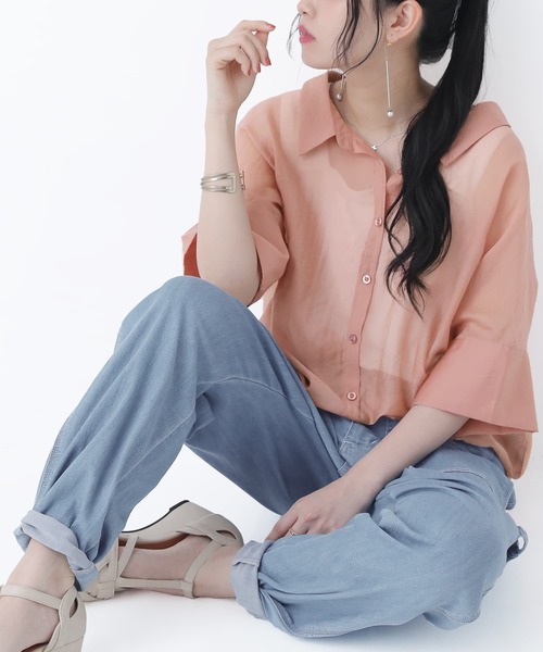 osharewalker（オシャレウォーカー）の「【廃盤】【機能素材】『デニムぺインターパンツ』（デニムパンツ・メンズ・ネイビー/インディゴブルー/ブルー・M/L/XL）」の21枚目の写真