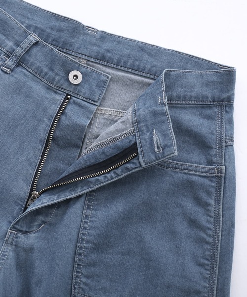 osharewalker（オシャレウォーカー）の「【廃盤】【機能素材】『デニムぺインターパンツ』（デニムパンツ・メンズ・ネイビー/インディゴブルー/ブルー・M/L/XL）」の13枚目の写真