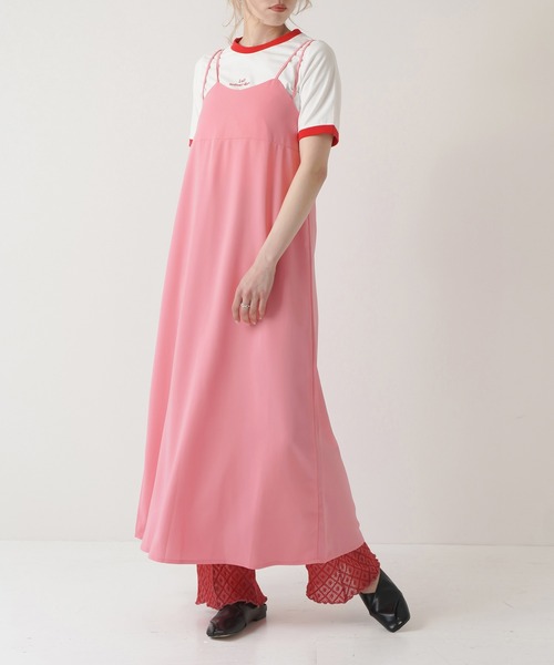 Lull（ルル）の「【Lull / ルル】Lullロゴ刺繍リンガーTシャツ（Tシャツ/カットソー・レディース・ブラック/レッド/グリーン/ブルー・ONESIZE）」の16枚目の写真