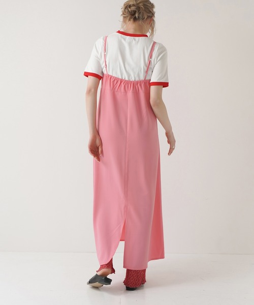 Lull（ルル）の「【Lull / ルル】Lullロゴ刺繍リンガーTシャツ（Tシャツ/カットソー・レディース・ブラック/レッド/グリーン/ブルー・ONESIZE）」の18枚目の写真