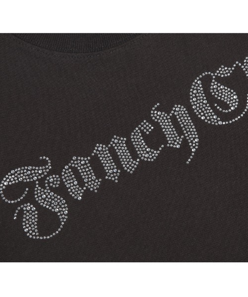 FANCY CLUB(ファンシークラブ)の「A'GEM/9 × .kom『 FANCY CLUB/ファンシークラブ』ILLUSORY CROP TEE/イルーソリィ クロップド丈 半袖Tシャツ(Tシャツ/カットソー・レディース・チャコールグレー/ブラック/ホワイト・FREE)」の20枚目の写真