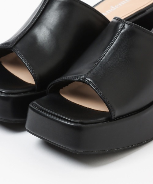 Andemiu（アンデミュウ）の「アツゾコミュール299113（サンダル・レディース・ホワイト/ブラック/ブラウン・SMALL/MEDIUM/LARGE）」の12枚目の写真