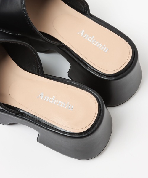 Andemiu（アンデミュウ）の「アツゾコミュール299113（サンダル・レディース・ホワイト/ブラック/ブラウン・SMALL/MEDIUM/LARGE）」の13枚目の写真