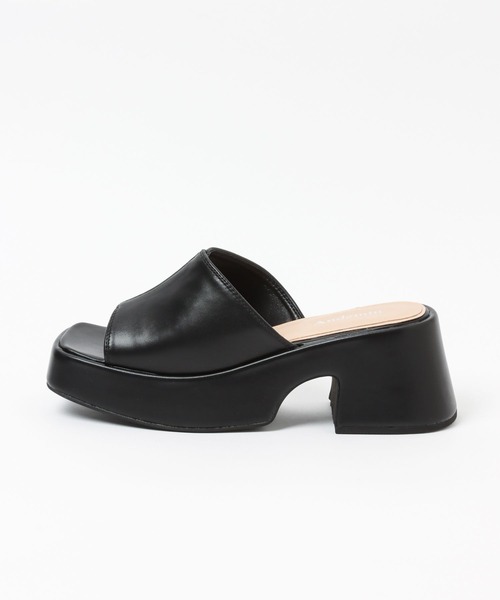 Andemiu（アンデミュウ）の「アツゾコミュール299113（サンダル・レディース・ホワイト/ブラック/ブラウン・SMALL/MEDIUM/LARGE）」の7枚目の写真