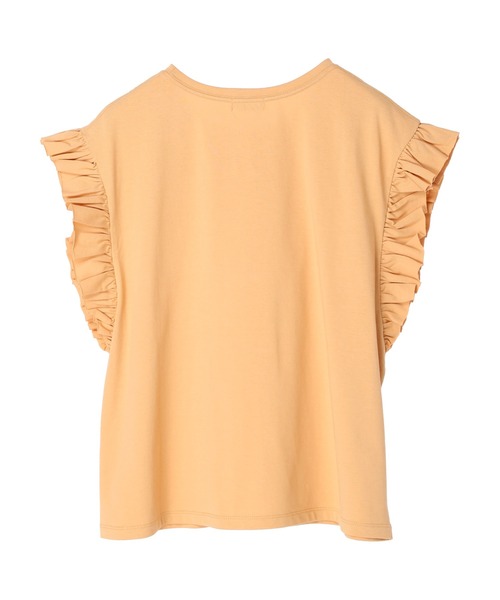 earth music&ecology（アースミュージックアンドエコロジー）の「袖フリルカットプルオーバー（Tシャツ/カットソー・レディース・ベージュ/グレー/オフホワイト・FREE）」の15枚目の写真