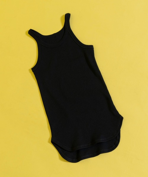 MAISON SPECIAL（メゾンスペシャル）の「シャイニーワッフルタンク【MAISON SPECIAL/メゾンスペシャル】（タンクトップ・レディース・ホワイト/ブラック/オレンジ/ブルー/グリーン・FREE）」の8枚目の写真