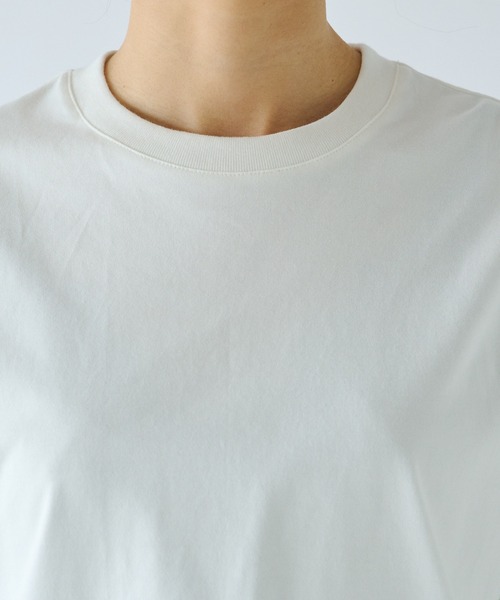 RIVE DROITE（リヴドロワ）の「セミフレアースリーブカットソー（Tシャツ/カットソー・レディース・オフホワイト/ブラック/キャメル・FREE）」の17枚目の写真