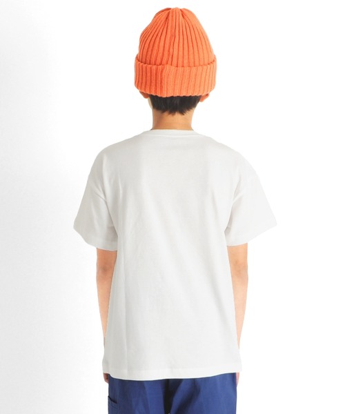 GLAZOS（グラソス）の「天竺・ドロップショルダートライバルロゴ半袖Tシャツ（Tシャツ/カットソー・キッズ・ブラック/オフホワイト/グリーン・150cm/130cm/140cm/170cm/160cm）」の11枚目の写真