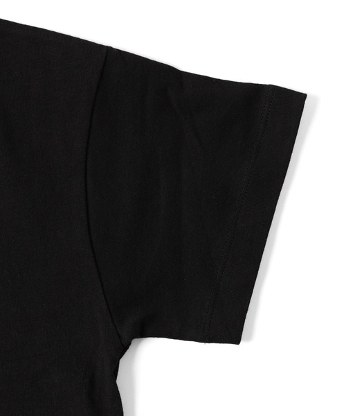 GLAZOS（グラソス）の「天竺・ドロップショルダートライバルロゴ半袖Tシャツ（Tシャツ/カットソー・キッズ・ブラック/オフホワイト/グリーン・150cm/130cm/140cm/170cm/160cm）」の6枚目の写真