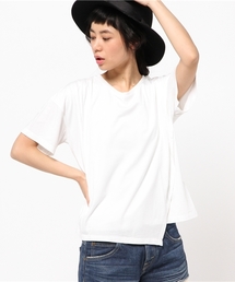 Ray BEAMS | Ray BEAMS / アシメヘム ラップT(Tシャツ/カットソー)