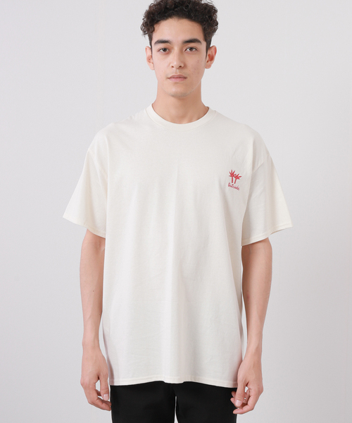 BAMBOO SHOOTS(バンブーシュート)の「【BAMBOO SHOOTS/バンブーシュート】DINOSAUR / ダイナソー コットン Tシャツ(Tシャツ/カットソー・メンズ・アイボリー・MEDIUM/LARGE/X-LARGE)」の4枚目の写真