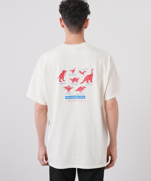 BAMBOO SHOOTS(バンブーシュート)の「【BAMBOO SHOOTS/バンブーシュート】DINOSAUR / ダイナソー コットン Tシャツ(Tシャツ/カットソー・メンズ・アイボリー・MEDIUM/LARGE/X-LARGE)」の6枚目の写真