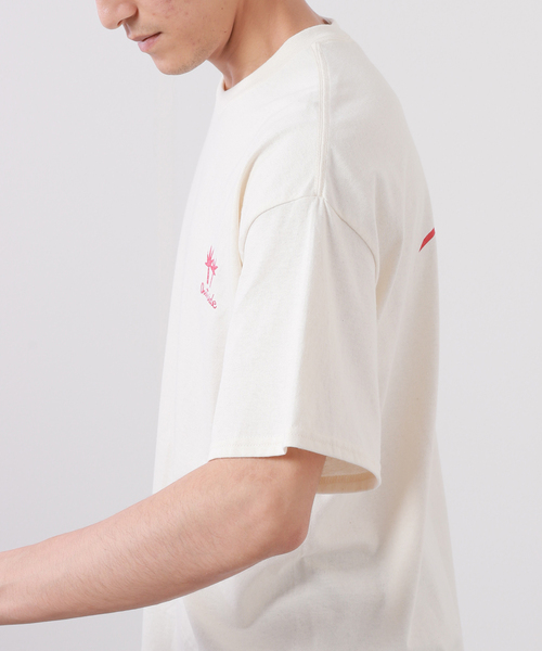 BAMBOO SHOOTS(バンブーシュート)の「【BAMBOO SHOOTS/バンブーシュート】DINOSAUR / ダイナソー コットン Tシャツ(Tシャツ/カットソー・メンズ・アイボリー・MEDIUM/LARGE/X-LARGE)」の10枚目の写真