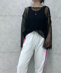 fredy emue | 【WEB限定】メッシュ編みプルオーバー(Tシャツ/カットソー)