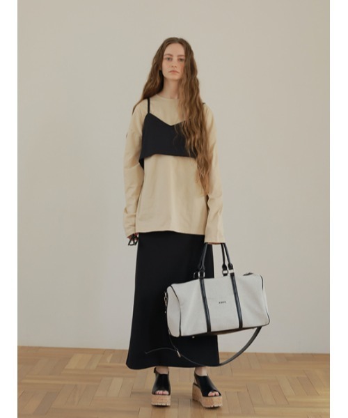 AMAIL（アマイル）の「Wrap standard cloth（キャミソール・レディース・ベージュ/グレー/ブラック・FREE）」の11枚目の写真