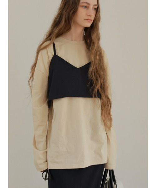 AMAIL（アマイル）の「Wrap standard cloth（キャミソール・レディース・ベージュ/グレー/ブラック・FREE）」の12枚目の写真