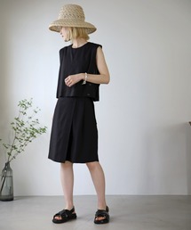 UNFIELD | 【2022 S/S New Arrival】麻混ベスト(ベスト)