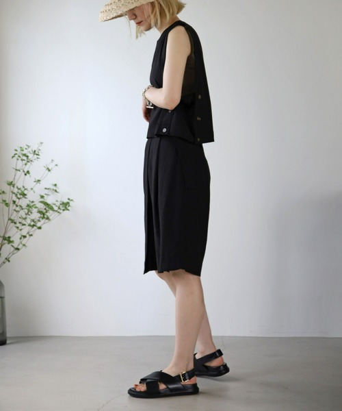 UNFIELD(アンフィールド)の「【UNFIELD】麻混ベスト(ベスト・レディース・ブラック/ベージュ・FREE)」の20枚目の写真