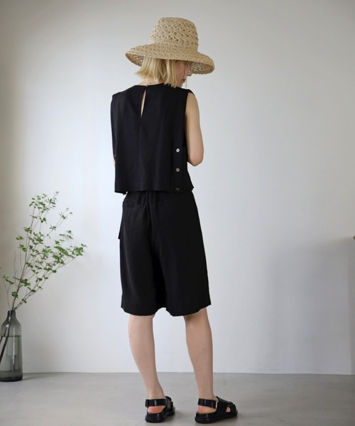 UNFIELD(アンフィールド)の「【UNFIELD】麻混ベスト(ベスト・レディース・ブラック/ベージュ・FREE)」の21枚目の写真