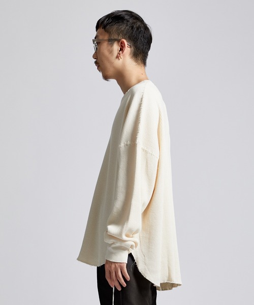 DISCOVERED（ディスカバード）の「DAMAGE WAFFLE CUTSEWN（Tシャツ