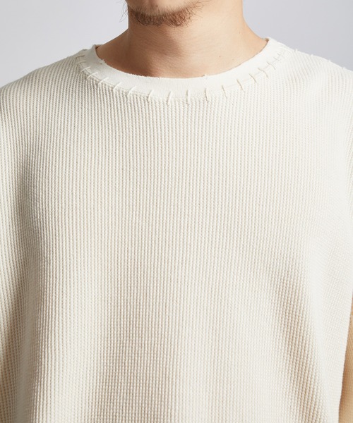 DISCOVERED（ディスカバード）の「DAMAGE WAFFLE CUTSEWN（Tシャツ