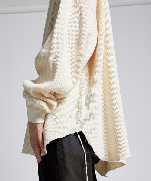 DISCOVERED（ディスカバード）の「DAMAGE WAFFLE CUTSEWN（Tシャツ