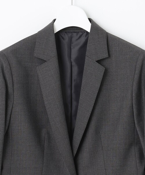 J.PRESS（ジェイプレス）の「BAHARIYE Houndstooth テーラード ジャケット（テーラードジャケット・レディース・グレー系3・9/13/11/7）」の5枚目の写真