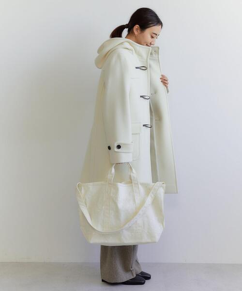 L.L.Bean(エルエルビーン)の「【別注】<L.L.Bean>paint splatter グローサリー トートバッグ(トートバッグ・レディース・ブラック/オフホワイト/オリーブ/イエロー/モカ/ライトピンク/ライトグレー/ライラック/ホワイト・FREE)」の16枚目の写真