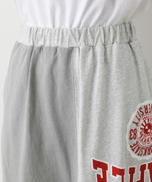 RODEO CROWNS WIDE BOWL（ロデオクラウンズワイドボウル）の「Re likeカットマキシスカート（スカート・レディース・ネイビー/グレー×ホワイト・FREE）」の7枚目の写真