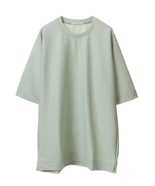 MEN'S MELROSE（メンズメルローズ）の「アクアスーティングリブクルーネックTシャツ（Tシャツ/カットソー・メンズ・ホワイト/グレー/ミント・4/3）」の4枚目の写真