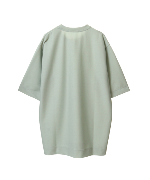 MEN'S MELROSE（メンズメルローズ）の「アクアスーティングリブクルーネックTシャツ（Tシャツ/カットソー・メンズ・ホワイト/グレー/ミント・4/3）」の5枚目の写真