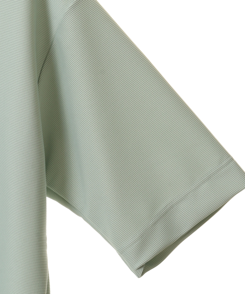 MEN'S MELROSE（メンズメルローズ）の「アクアスーティングリブクルーネックTシャツ（Tシャツ/カットソー・メンズ・ホワイト/グレー/ミント・4/3）」の7枚目の写真