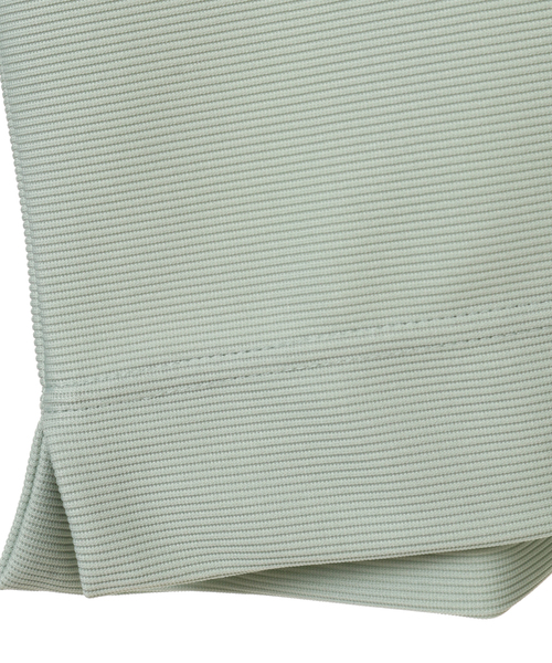 MEN'S MELROSE（メンズメルローズ）の「アクアスーティングリブクルーネックTシャツ（Tシャツ/カットソー・メンズ・ホワイト/グレー/ミント・4/3）」の8枚目の写真