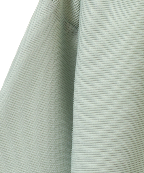 MEN'S MELROSE（メンズメルローズ）の「アクアスーティングリブクルーネックTシャツ（Tシャツ/カットソー・メンズ・ホワイト/グレー/ミント・4/3）」の9枚目の写真