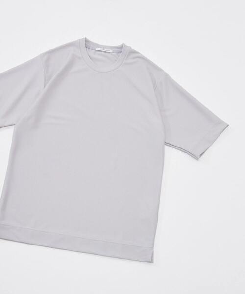 MEN'S MELROSE（メンズメルローズ）の「アクアスーティングリブクルーネックTシャツ（Tシャツ/カットソー・メンズ・ホワイト/グレー/ミント・4/3）」の12枚目の写真