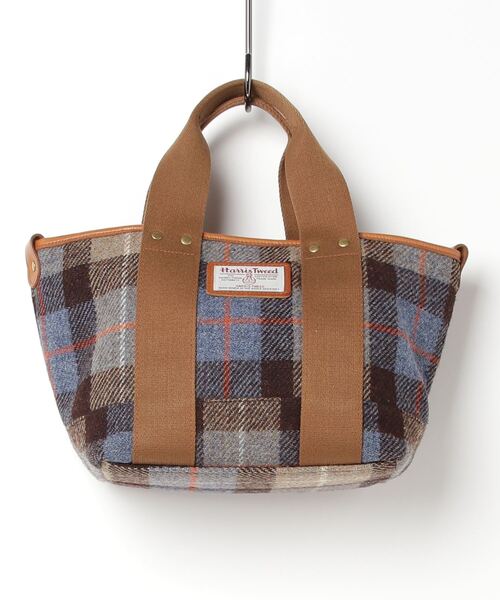 セール ブランド古着 チェック柄トートバッグ トートバッグ Harris Tweed ハリスツイード のファッション通販 Zozoused
