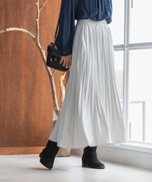 ピーチプリーツスカート