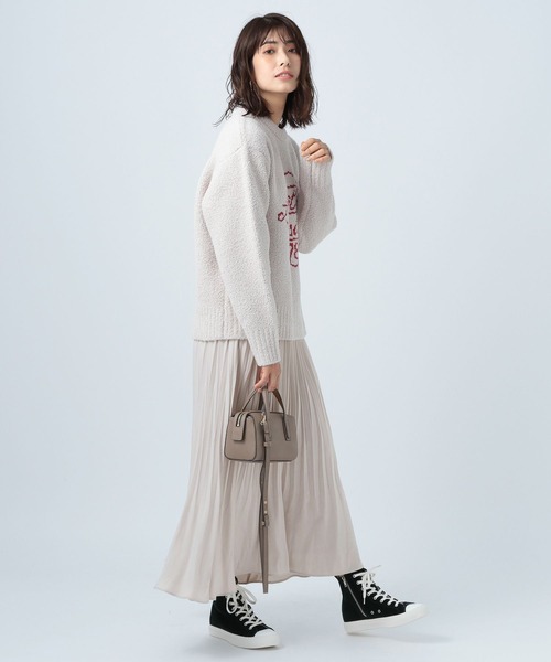 BAYFLOW(ベイフロー)の「ピーチプリーツスカート(スカート・レディース・ライトグレー/ライトブルー/ブラウン/イエロー・SMALL/MEDIUM)」の17枚目の写真