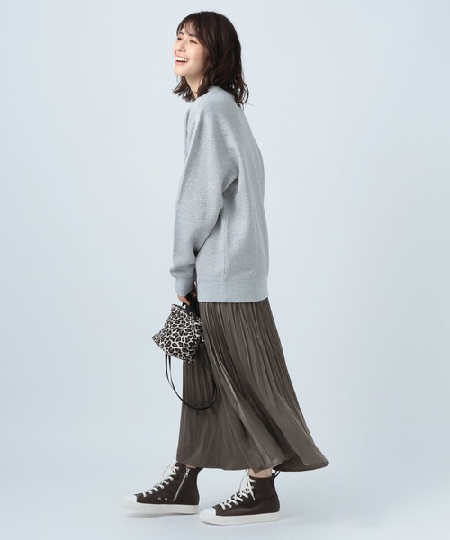 BAYFLOW(ベイフロー)の「ピーチプリーツスカート(スカート・レディース・ライトグレー/ライトブルー/ブラウン/イエロー・SMALL/MEDIUM)」の7枚目の写真