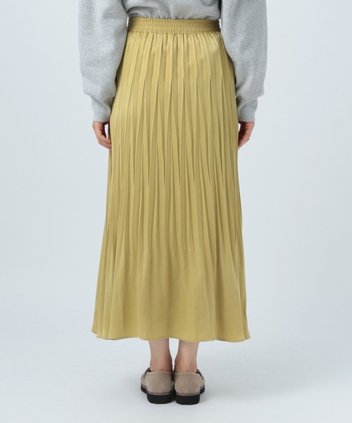 BAYFLOW(ベイフロー)の「ピーチプリーツスカート(スカート・レディース・ライトグレー/ライトブルー/ブラウン/イエロー・SMALL/MEDIUM)」の8枚目の写真