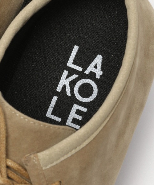 LAKOLE（ラコレ）の「モカシンシューズ / 345753（モカシン/デッキシューズ・メンズ・ブラック/ベージュ・MEDIUM/LARGE）」の7枚目の写真