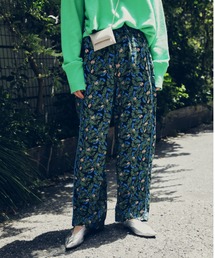 柄セットアップパンツ