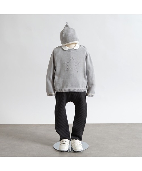 10mois（ディモワ）の「10mois フェザーコットン star透かし柄プルオーバー（その他ベビーウェア・キッズ・ライトグレー/アイボリー・80ｃｍ/90cm/100cm）」の11枚目の写真