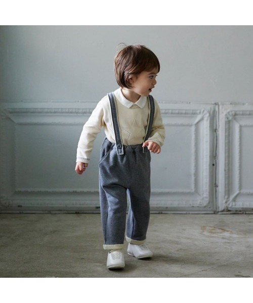 10mois（ディモワ）の「10mois フェザーコットン star透かし柄プルオーバー（その他ベビーウェア・キッズ・ライトグレー/アイボリー・80ｃｍ/90cm/100cm）」の13枚目の写真