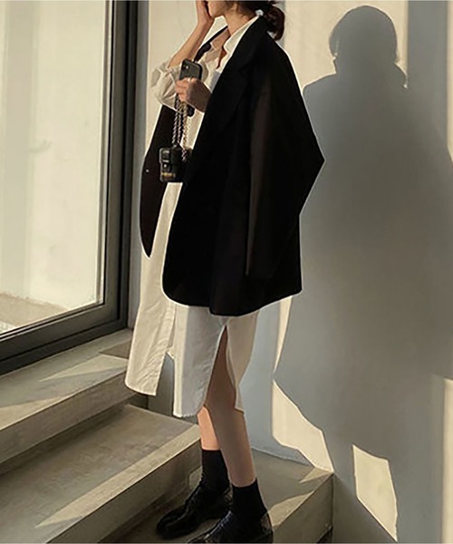 LOPASS(ロパス)の「テーラードジャケット(テーラードジャケット・レディース・ブラウン/ブラック/アイボリー・XL/M/L/S)」の8枚目の写真