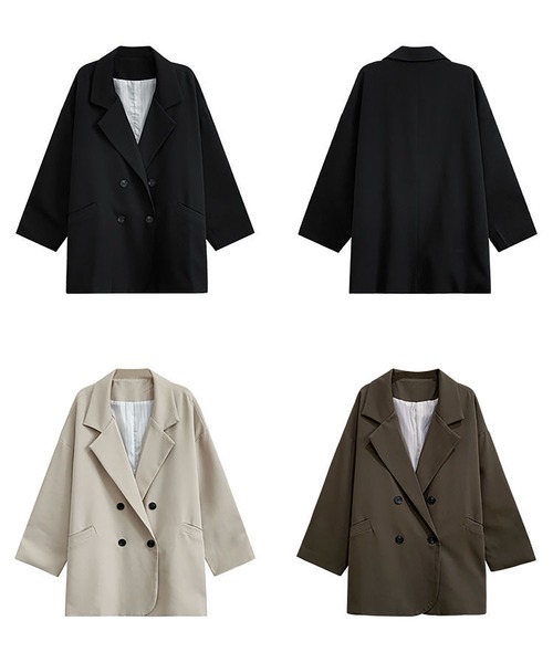 LOPASS(ロパス)の「テーラードジャケット(テーラードジャケット・レディース・ブラウン/ブラック/アイボリー・XL/M/L/S)」の13枚目の写真