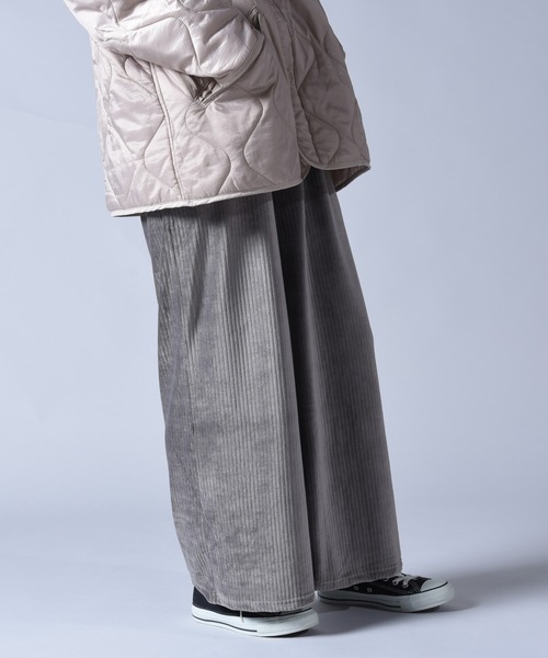 folka（フォルカ）の「【FOLKAフォルカ　Cawaii Pants カワイイパンツ】ワイドリブパンツ（その他パンツ・レディース・ベージュ/グレー/ブラック・ONE SIZE）」の5枚目の写真