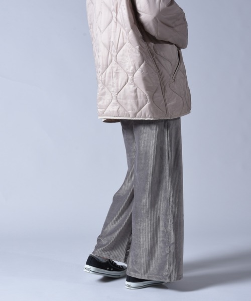 folka（フォルカ）の「【FOLKAフォルカ　Cawaii Pants カワイイパンツ】ワイドリブパンツ（その他パンツ・レディース・ベージュ/グレー/ブラック・ONE SIZE）」の7枚目の写真