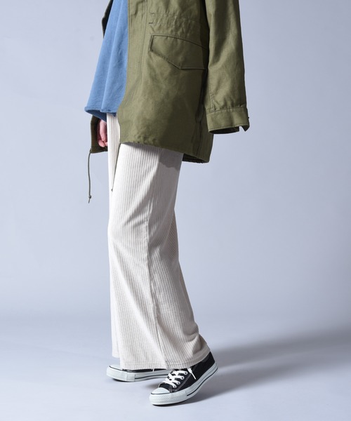 folka（フォルカ）の「【FOLKAフォルカ　Cawaii Pants カワイイパンツ】ワイドリブパンツ（その他パンツ・レディース・ベージュ/グレー/ブラック・ONE SIZE）」の9枚目の写真